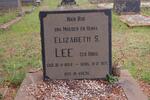 LEE Elizabeth S. nee ROOS  1884-1971