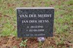 MERWE Jan Dirk Heyns, van der 1945-2008