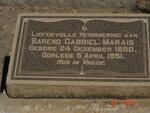 MARAIS Barend Gabriel 1890-1951