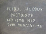 PRETORIUS Petrus Jacobus 1917-1931