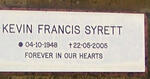 SYRETT Kevin Francis 1948-2005