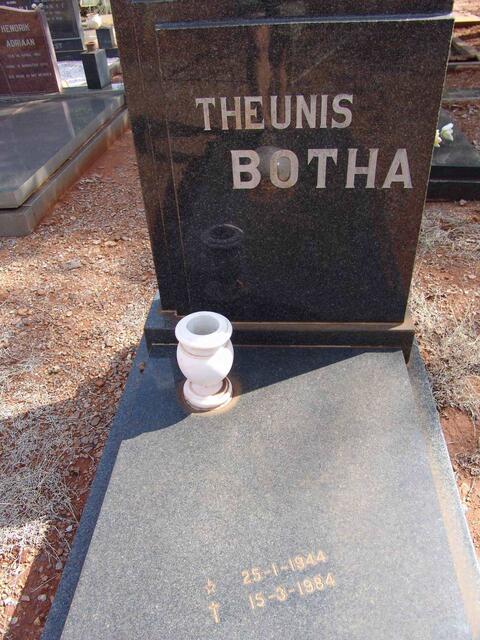 BOTHA Theunis 1944-1984