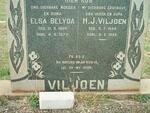 VILJOEN H.J. 1888-1956 & Elsa Belyda 1895-1972