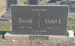 CAMPBELL Donald 1890-1963 & Violet E. 1884-1970