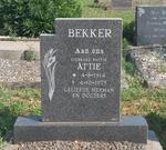BEKKER Attie 1914-1975