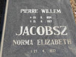 JACOBSZ Pierre Willem 1934-1997 & Norma Elizabeth 1937-