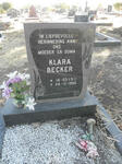 BECKER Klara 1911-1986