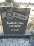 JAGER Thomas Jan Lambert, de 1905-1997