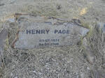 PAGE Henry 1931-2006