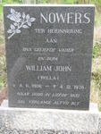 NOWERS William John 1906-1978