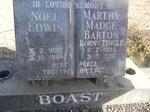 BOAST Noel Edwin 1897-1984 & Martha Madge Barton nee TINGLE 1905-1993