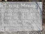 BOAST Quintin Edward 1913-1972