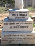 MILLER Richard 1839-1903 & Emma LANE 1847-1902