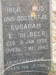 BEER Susarah E., de 1936-1945