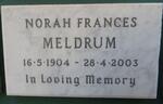 MELDRUM Norah Frances 1904-2003