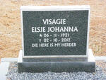 VISAGIE Elsje Johanna 1921-2012