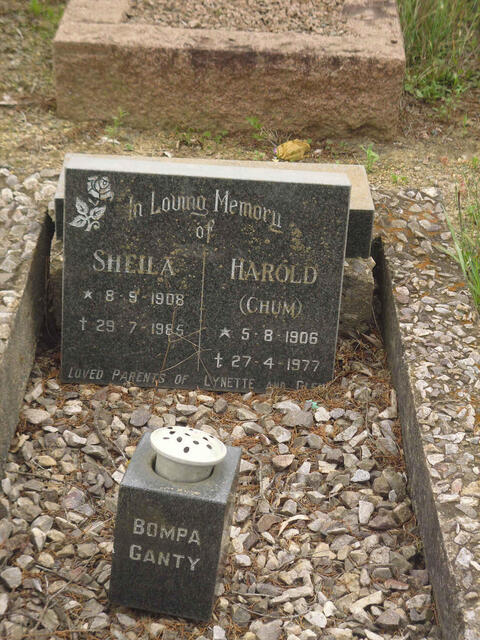? Harold 1906-1977 & Sheila 1908-1985