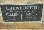 CHALKER Killen 1911-1971 & Molly 1918-2011