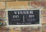 VISSER Ben 1935-2013 & Joey 1936-