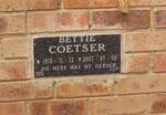 COETSER Bettie 1915-2007