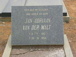 WALT Jan Adriaan, van der 1913-1982
