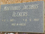 OLCKERS Marthinus Jacobus 1927-1982