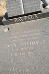 HAVENGA Sarel Pretorius 1921-1992 & Mary Elizabeth BEGRIE 1924-2001