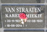 STRAATEN Karel, van 1924-2014 & Miekie 1931-