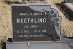 NEETHLING Mavis Elizabeth nee COWLEY 1923-1978