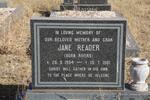 READER Jane nee RIVERS 1904-1981