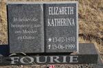 FOURIE Elizabeth Katherina 1931-1999