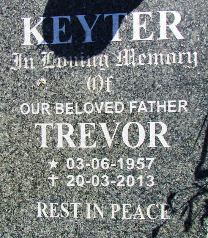 KEYTER Trevor 1957-2013