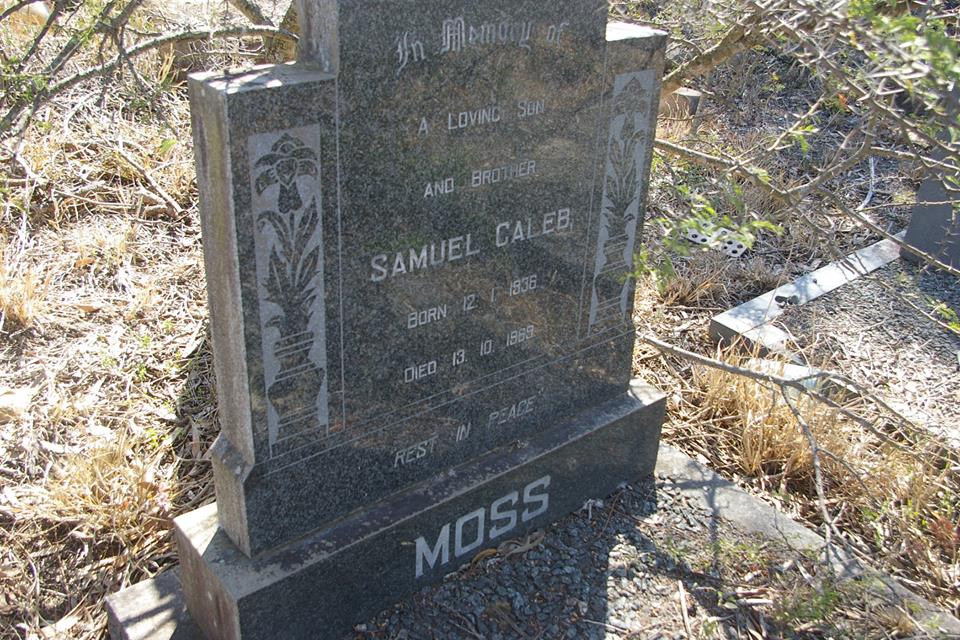 MOSS Samuel Caleb 1936-1969