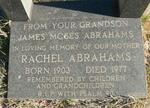 ABRAHAMS Rachel 1903-1977