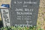 RUITERS Japie Willy Benjamin 1973-1974