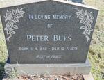 BUYS Peter 1940-1974