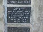 AUSKER Theresia Anne 1926-2003