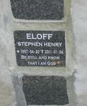 ELOFF Stephen Henry 1957-2011