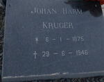 KRUGER Johan Harm 1875-1946