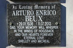 BEUX Arturo Enrico 1936-2013