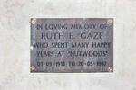 GAZE Ruth E. 1918-1997