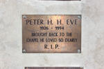 EVE Peter H.H. 1926-1994