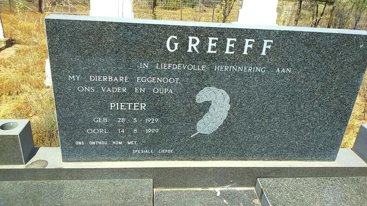 GREEFF Pieter 1929-1999