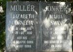 MULLÉR Elizabeth Maria 1916-1996 :: JONKER Maria Swan 1945-2002
