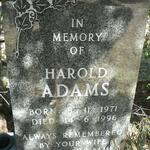 ADAMS Harold 1971-1996