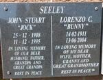 SEELEY John Stuart 1908-1995 & Lorenzo C. 1911-2004