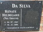 SILVA Renate Hildegard, da nee EBNETH 1943-2000