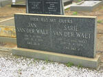 WALT Jan, van der 1922-1976 & Sarie NEL 1926-1974