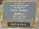 DENNILL Cecil Rhodes 1909-1974