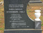ANDERSON Maria Cornelia nee NEL 1919-2001